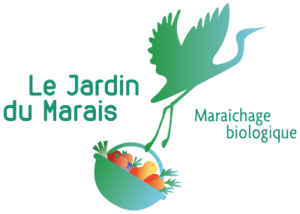 logo jardin du marais maraicher bio marsangy