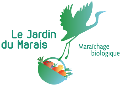 logo jardin du marais maraicher bio marsangy